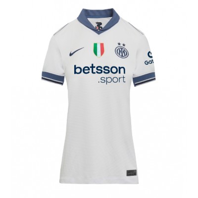 Dres Inter Milan Henrikh Mkhitaryan #22 Gostujuci za Žensko 2024-25 Kratak Rukav Dres Inter Milan Henrikh Mkhitaryan #22 Gostujuci za Žensko 2024-25 Kratak Rukav